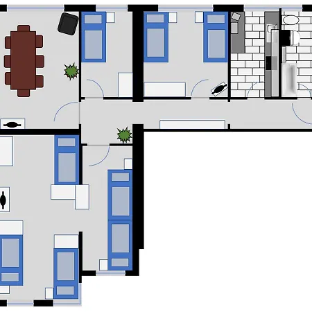 Monteurwohnung 3*